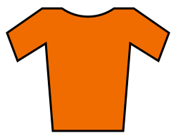 Jersey naranja de la clasificación por sprints especiales