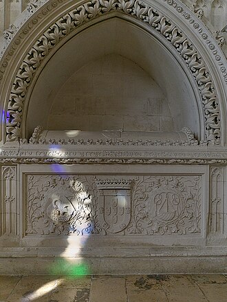 Sepulcro monumental de Juan II de Portugal en el Monasterio de Batalha