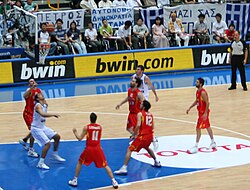 Imagen de la final disputada entre España y Grecia