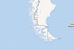 Mapa de la cuenca del río Hollemberg