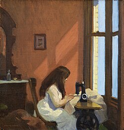 Boceto de Edward Hopper