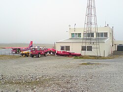 Vista del aeropuerto