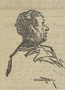 Dibujo de Álvaro de Albornoz publicado en El Liberal en 1922
