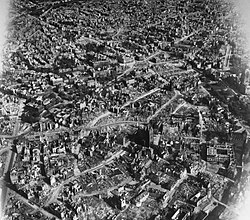 Hannover tras los bombardeos