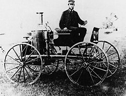 Carruaje de vapor de Sylvester Roper construido antes de 1870