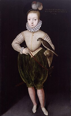 Jacobo VI de Escocia durante su niñez