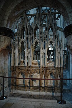 Tumba de Eduardo II en la catedral de Gloucester
