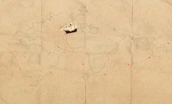 Mapa de la expedición Magallanes-Elcano