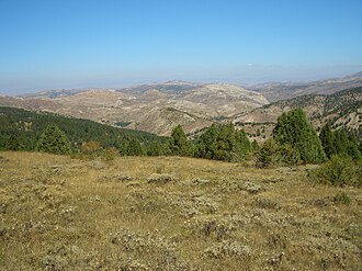 Montañas de Sivas en Turquía