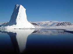 Paisaje glacial en Groenlandia
