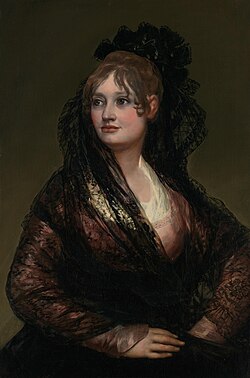Retrato de Isabel Porcel por Goya