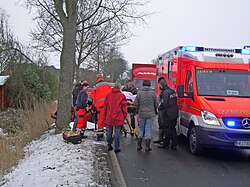 Accidente en carretera