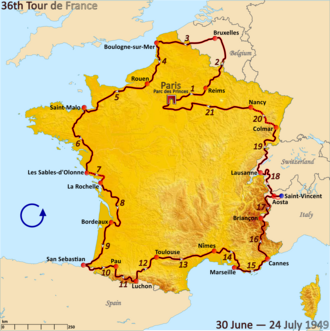 Ciclistas en una etapa de montaña del Tour de Francia