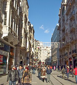 Avenida de İstiklal en Estambul
