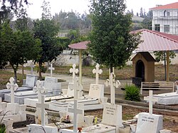 Vista del Cementerio Armenio de Limasol