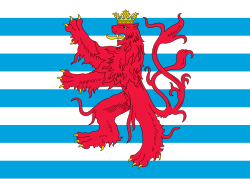 Mapa histórico y ubicación del Ducado de Luxemburgo
