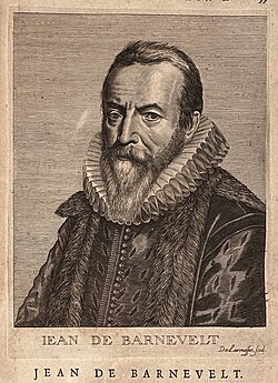 Grabado de Johan van Oldenbarnevelt