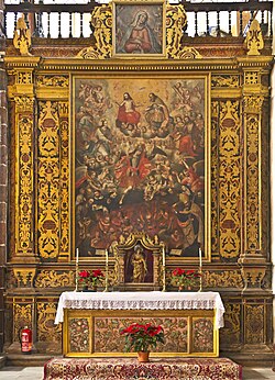 Retablo de Ánimas en la Iglesia Matriz de la Concepción en Santa Cruz de Tenerife.