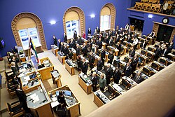 30ª sesión de la reunión en Tallin de la Asamblea Báltica en 2011