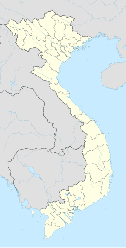 Mapa de Vietnam señalando la ciudad