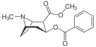 Estructura química de la cocaína
