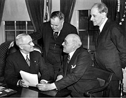 Reunión entre Harry S. Truman y Tomás Berreta.
