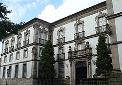 Fachada del Palacio episcopal de Braga