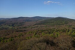 Paisaje montañoso de Taunus