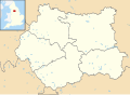 Mapa de Yorkshire del Oeste
