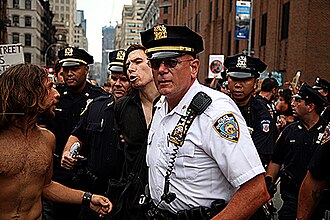 Operativo de seguridad del NYPD