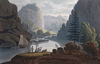 Lago Lenongen en Noruega