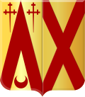 Detalle de la bandera de Oud-Heverlee