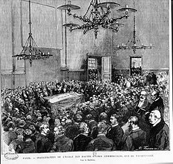 Inauguración histórica en la rue de Tocqueville en París