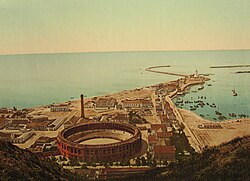 La Malagueta en el año 1900