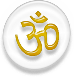 Mantra Om escrito en devanagari