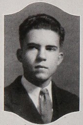 Richard Nixon en su último año de secundaria