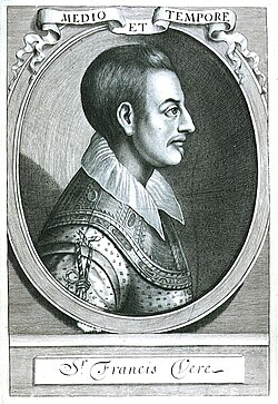 Grabado histórico de Francis Vere realizado por William Faithorne