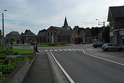 Vista de una calle en Nandrin