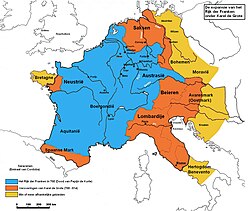 Representación histórica de los Pipínidas