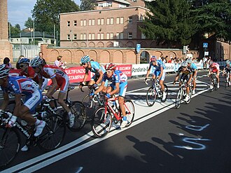 El pelotón en el mundial de ciclismo en ruta 2008