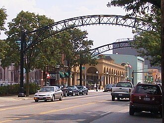 Arcos en las calles de Short North