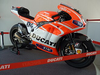 Motocicleta participante en el Campeonato del Mundo de Motociclismo en la categoría de MotoGP.