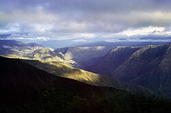 Vista panorámica del valle del río Patía.