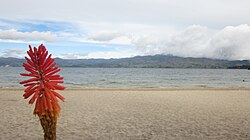 Playa Blanca en las inmediaciones de la Laguna de Tota.