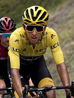 Egan Bernal en competencia