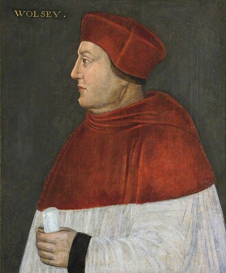 Escudo heráldico y eclesiástico de Thomas Wolsey