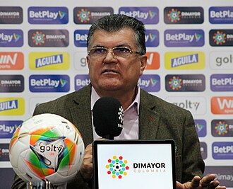 Carlos Mario Zuluaga, presidente de la División Mayor del Fútbol Colombiano.
