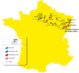 Ilustración del logotipo oficial del Tour de France Femmes avec Zwift.