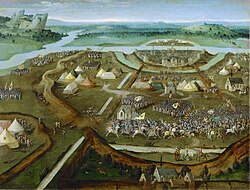 Representación de la batalla de Pavía