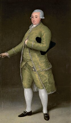 Retrato de Francisco Cabarrús, primer director de la Compañía, pintado por Francisco de Goya en 1788